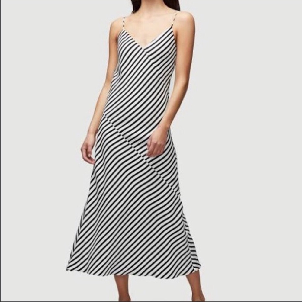 Frame - Bias Cami Dress - Noir multi - NWT